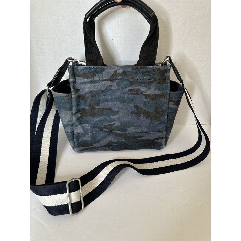 Koala East/West Canvas Tote Bag w removabl e strap Accessory Blue Camo